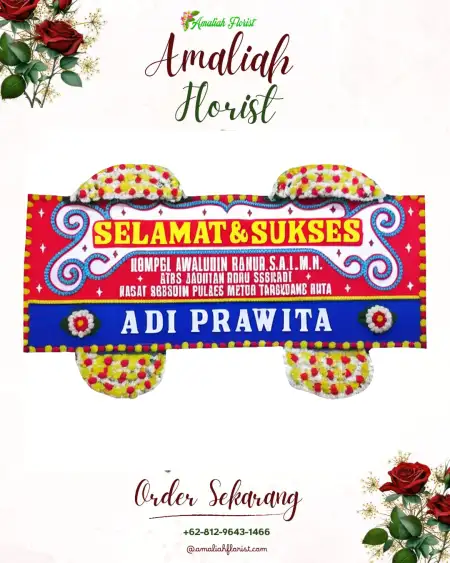 Papan Bunga Ucapan Selamat Kulawi